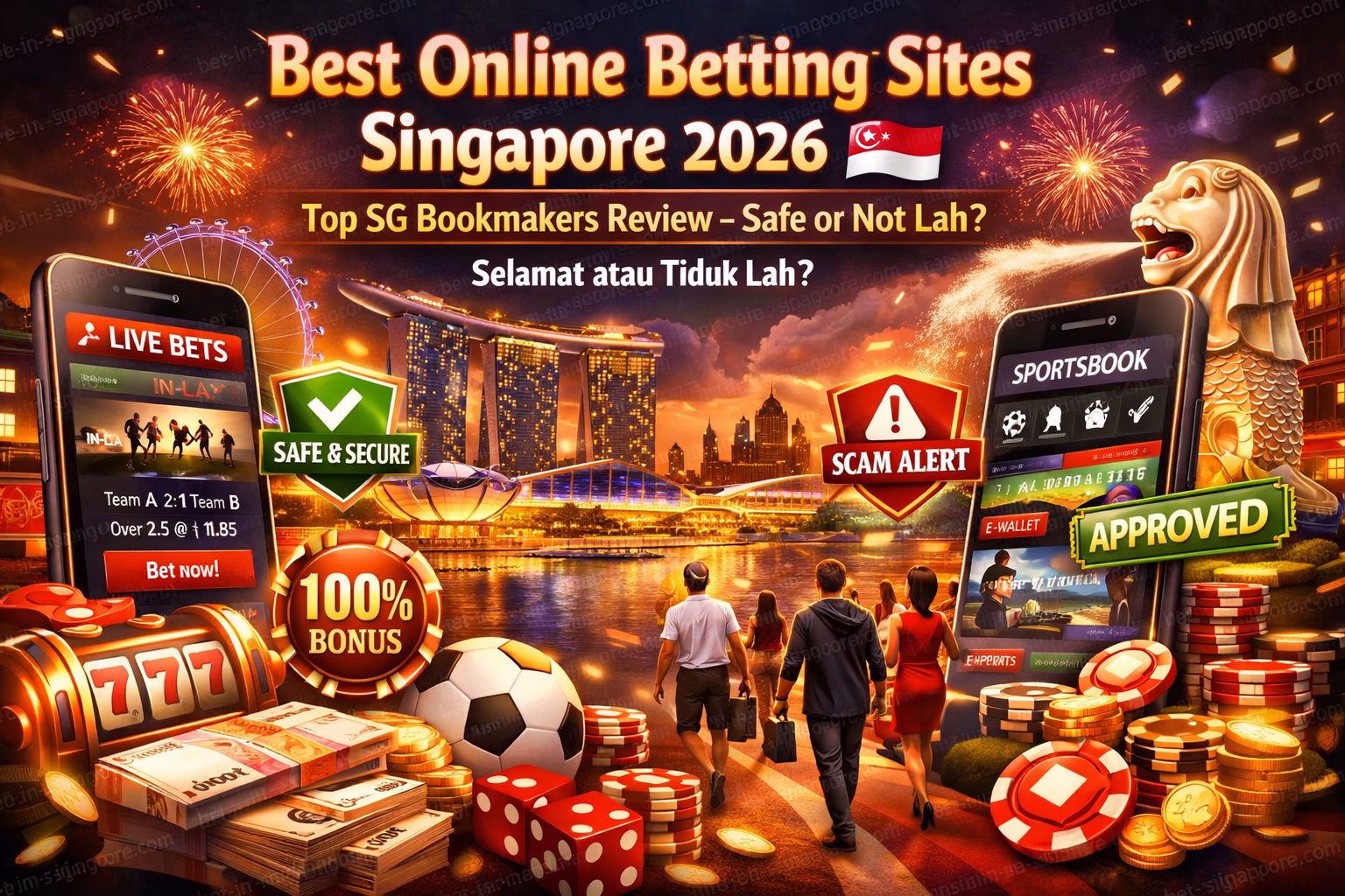 Best Online Betting Sites Singapore 🇸🇬 (2026) – Top Bookmakers & Bonuses, Which One Good Lah?