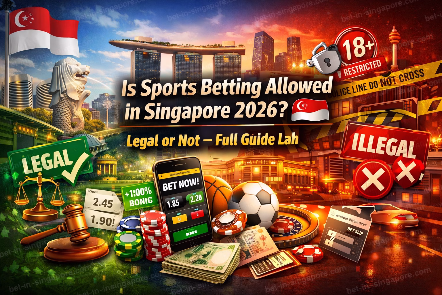 Is Sports Betting Allowed in Singapore? 🇸🇬 2026 Guide – Legal or Not (Can Bet or Cannot Lah?)