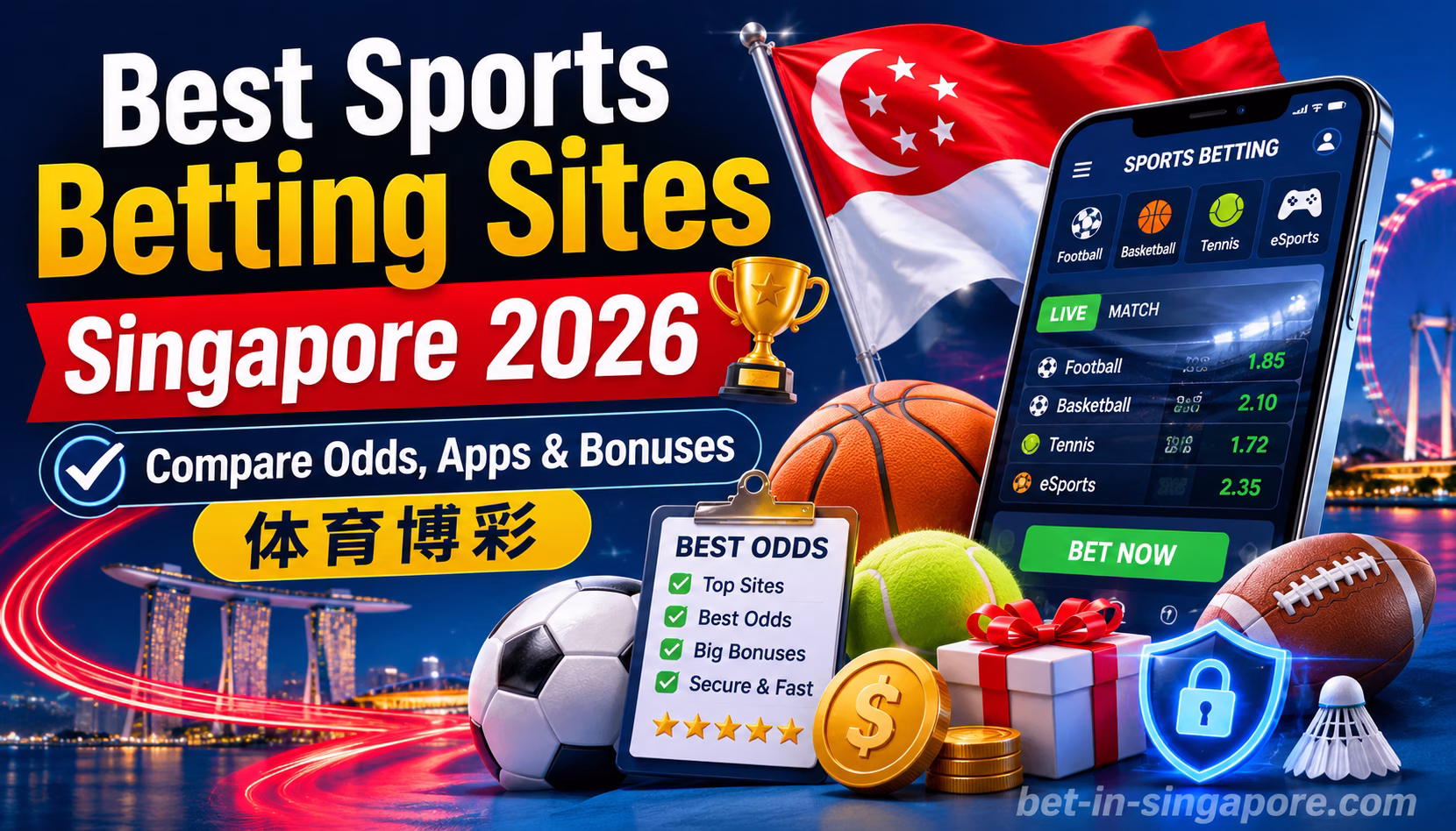 Best Sports Betting Sites Singapore 2026 – Compare Apps, Odds & Bonuses 体育博彩